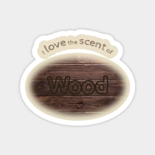 Wooden t-shirt Magnet