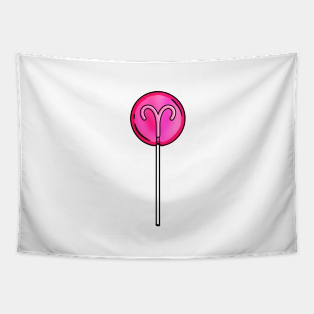 Aries Lollipop Tapestry by wildtribe