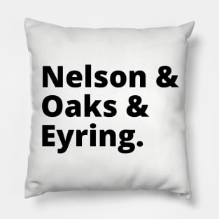 Nelson & Oaks & Eyring LDS Mormon Church of Christ Leaders Pillow