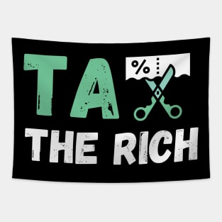 Tax the Rich Tapestry