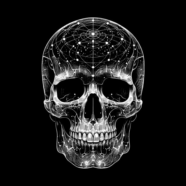 Cosmic Skull by OddlyNoir