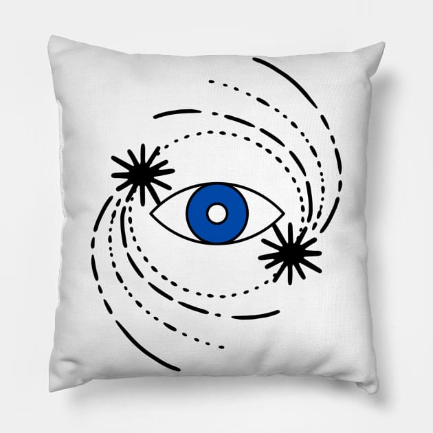 All Seeing Eye Pillow by Serene Twilight