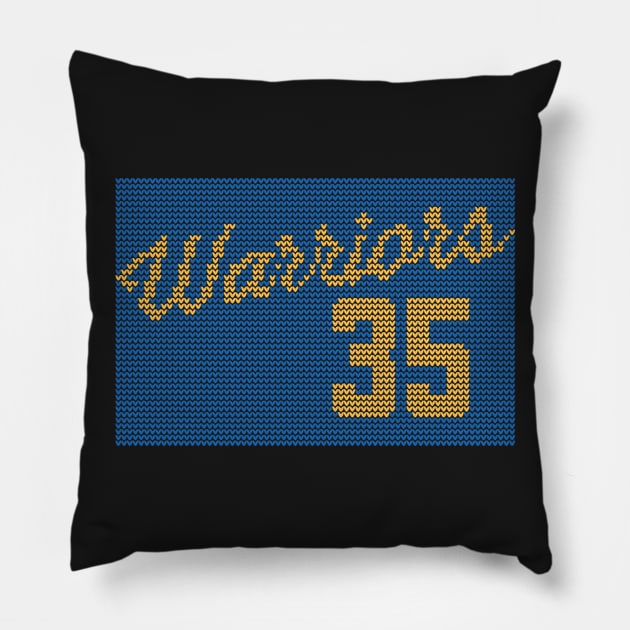 Warriors 35 Pillow by teeleoshirts