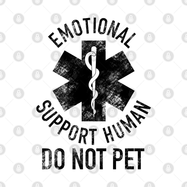 Emotional Support Human DO NOT PET Weathered by EnglishGent