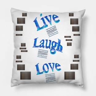 Live, Laugh, Love Pillow