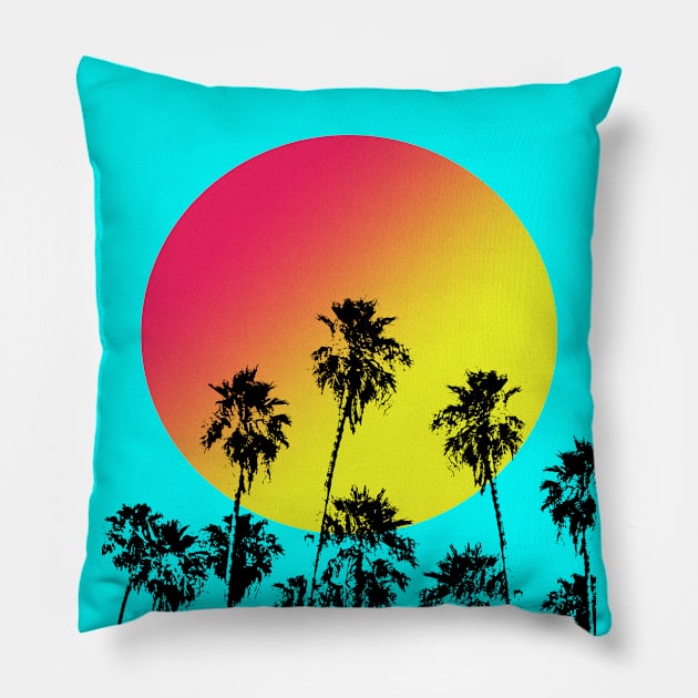 PalmPop Pillow by Vintage Dream