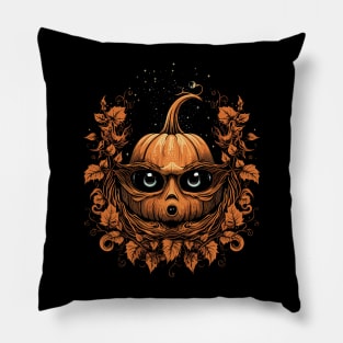 Halloween Pumpkin, Spooky Pumpkin Face Pillow