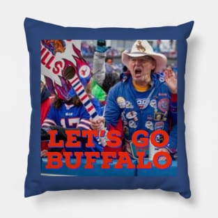 Let's Go Buffalo Pillow