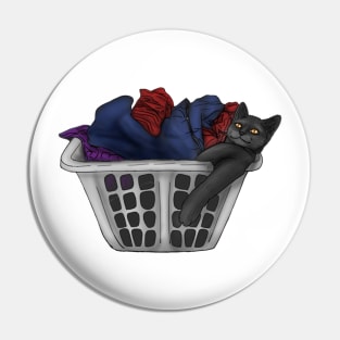 Laundry Cat Pin