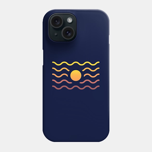 Susnet Wave Phone Case by VEKTORKITA