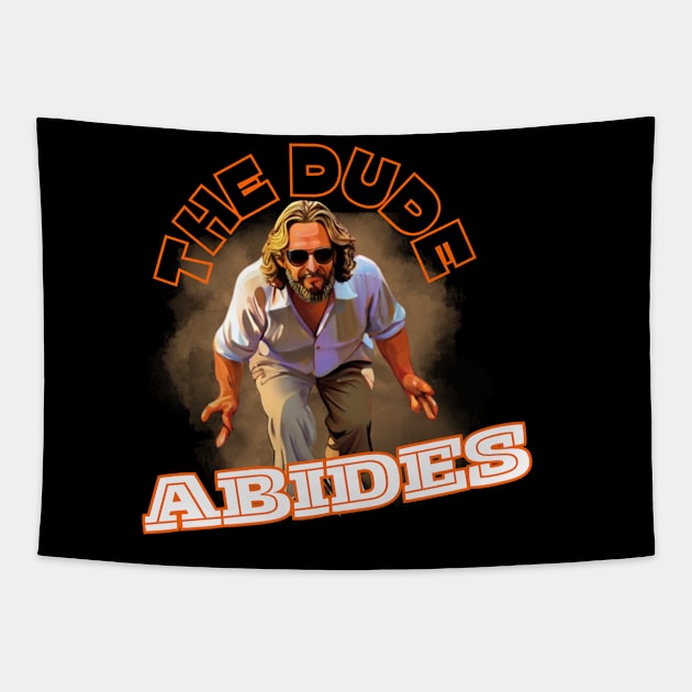 The Dude Abides Tapestry by Perfect Spot