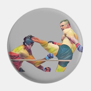 Crocop vs Dos Caras Pin