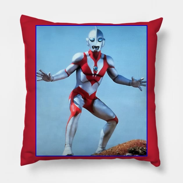 Ultraman-America! Pillow by SciFi_Kaiju_Guy