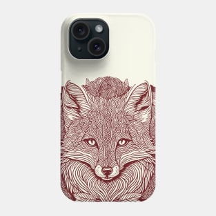 Feather Fox Phone Case