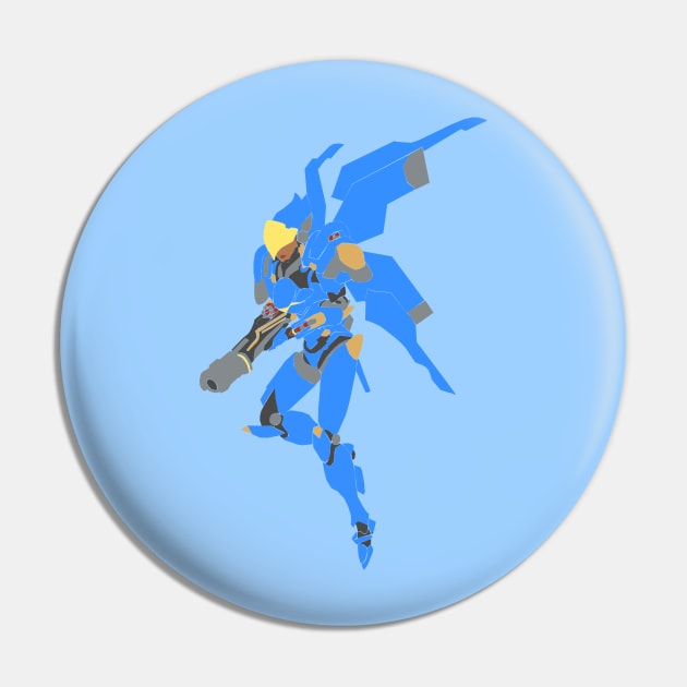 Polygon Pharah Pin by GraphiteGoose