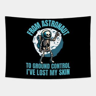 Astronaut Skeleton Tapestry