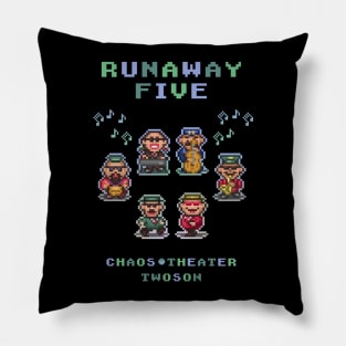 Runaway Five Pillow