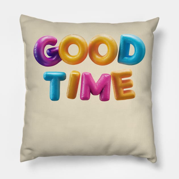 Good time Pillow by Sobalvarro