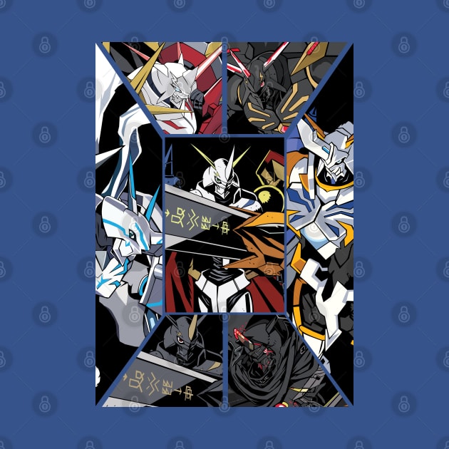 digimon omnimon variants by DeeMON