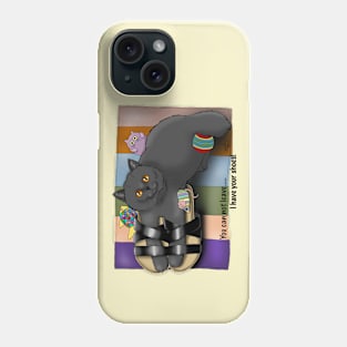 Cat has Sandles Phone Case