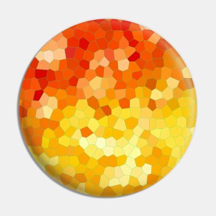 Honey Pot Mosaic Pattern Pin