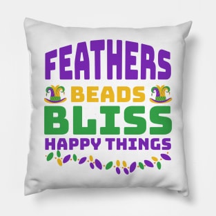 Feathers Beads Bliss Pillow