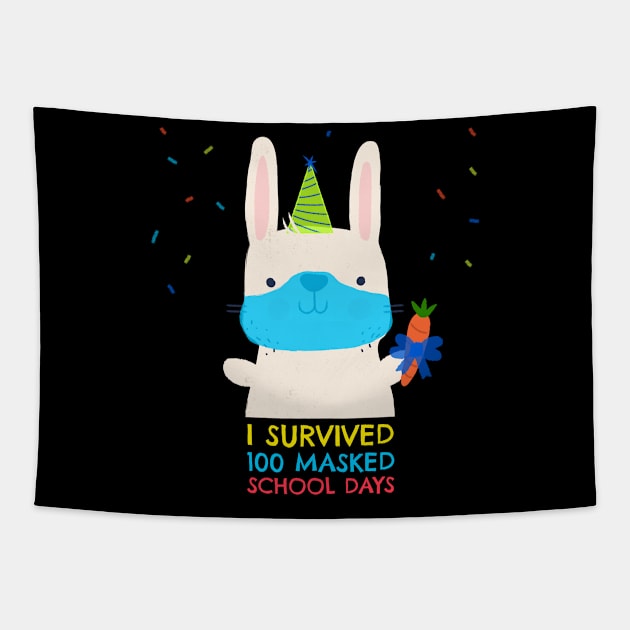 I survived 100 masked school days Tapestry by G-DesignerXxX