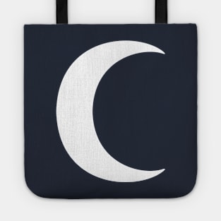 Crescent (white) Tote