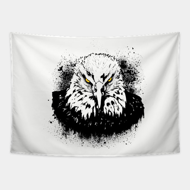 Royal Eagle Animal Bird Wildlife Forest Nature Adventure Hunt Graphic Tapestry by Cubebox