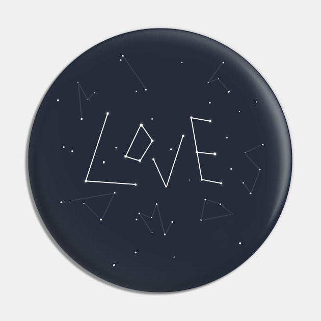 Constellation love Pin by 2dsandy