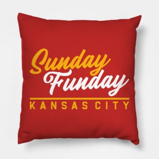 Kansas City - Sunday Funday Kansas City Pillow