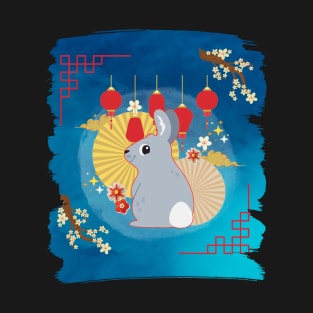 Cute Rabbit Year Of Rabbit 2023 Chinese Lunar New Year 2023 T-Shirt