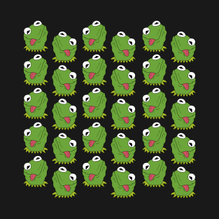 Kermit The Frog pattern T-Shirt