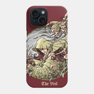 beautiful witch redhead Phone Case