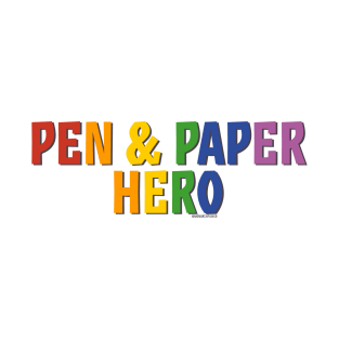 Pen & Paper Hero Pride Shirt (Rainbow) T-Shirt