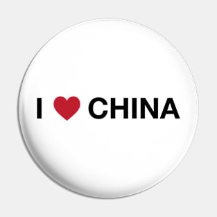 I heart china Pin