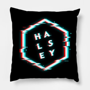 HALSEY POLYGON GLITCH Pillow