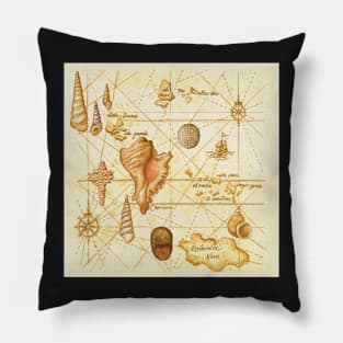 Sea with Shells Pillow