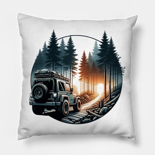 jeep Renegade Paths Pillow