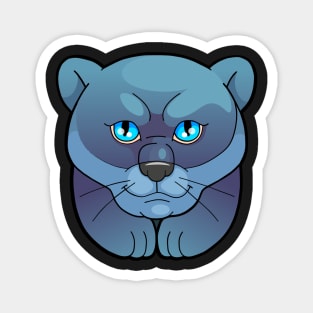 Panther Cartoon Magnet