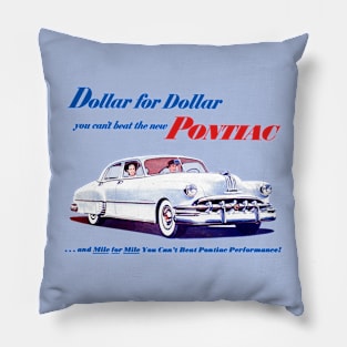 1950s PONTIAC - advert Pillow