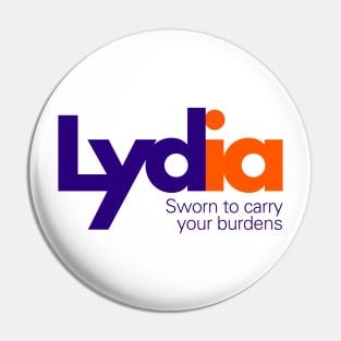 Lydia's Courier Service (Fedex logo parody) Pin