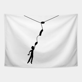 Hooked on the music note Tapestry