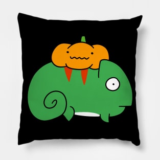 Little Pumpkin and Chameleon Pillow