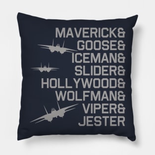 Top Gun Call Signs Pillow