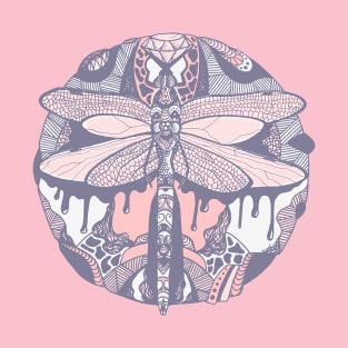 Npink Circle of the Dragonfly T-Shirt
