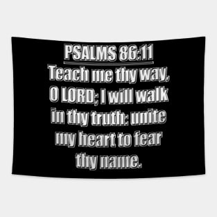 Psalm 86:11 KJV Tapestry