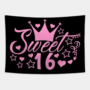 Sweet 16 - Baby Pink Tapestry