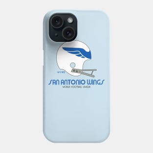 San Antonio Wings - Old School Helmet Phone Case