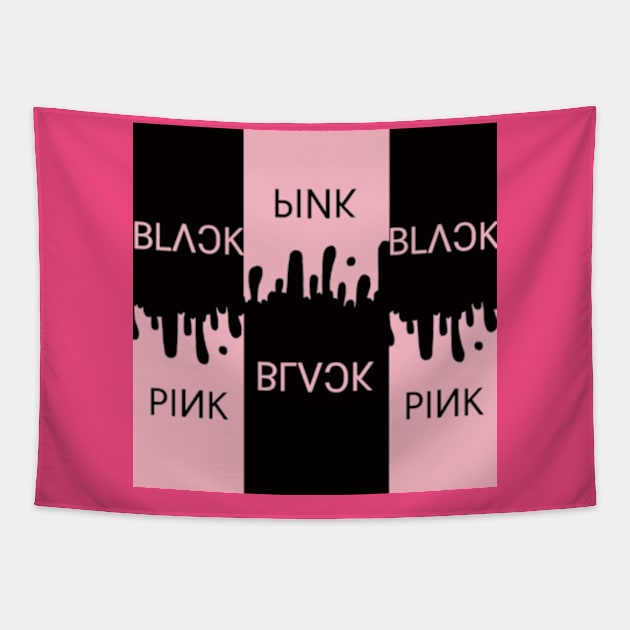 Blackpink upside down Tapestry by Cammy crown